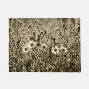Sepia Floral Doormat