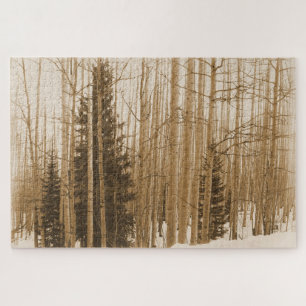 Sepia Forest Maze - 20x30 - 1014 pieces Jigsaw Puzzle