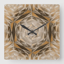 Sepia Geometric Mandala