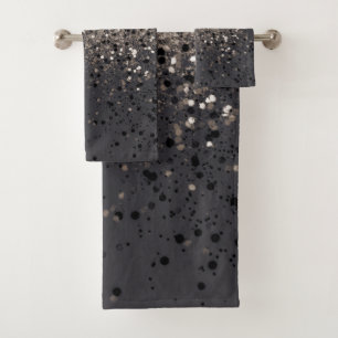 Sepia Glitter #1 #shiny Bath Towel Set