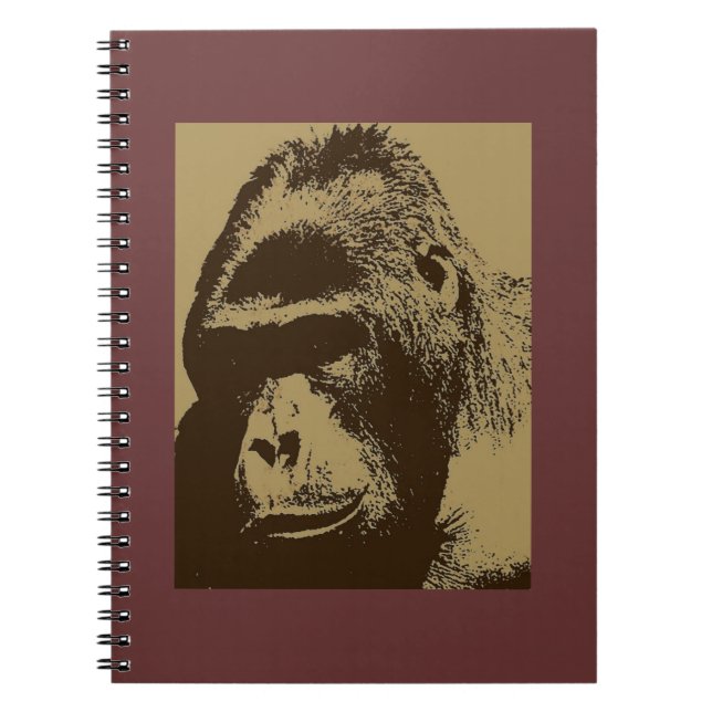 Sepia Gorilla Notebook (Front)