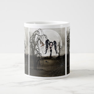 Sepia Goth Girl Large Coffee Mug