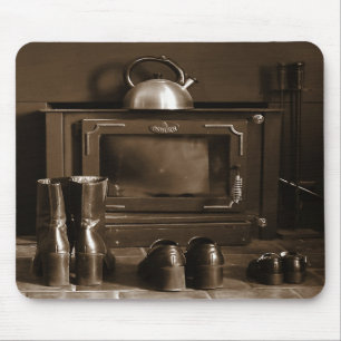 Sepia Hue Sisters Mousepad
