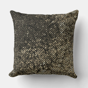 Sepia inclined stripes peeling off your colours  cushion