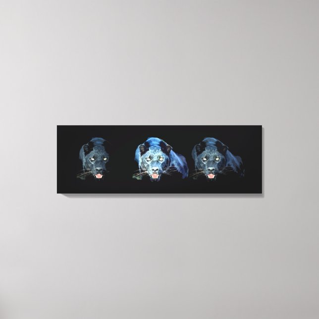 Sepia Jaguar Wrapped Canvas (Front)