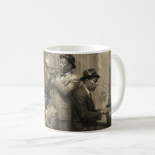 Sepia Jazz Soul Vibe Coffee Mug