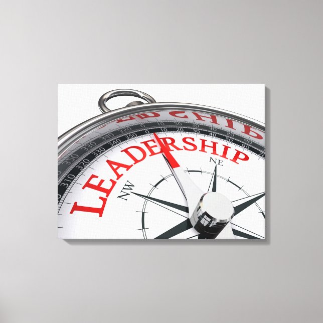 Sepia leadership artwork canvas print (Front)