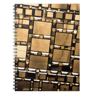 Sepia Mirror Pattern Notebook
