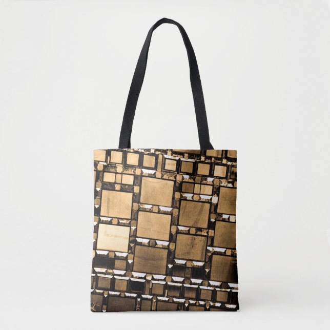 Sepia Mirror Pattern  Tote Bag (Front)