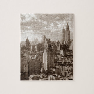 Sepia New York City Jigsaw Puzzle