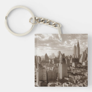 Sepia New York City Key Ring
