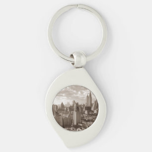 Sepia New York City Key Ring