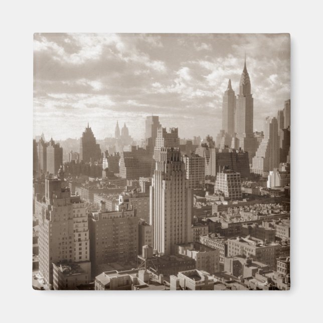Sepia New York City Magnet (Front)