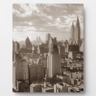 Sepia New York City Plaque