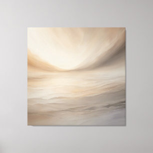 Sepia Serenity: Tranquil Tones Canvas Print