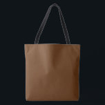 Sepia Solid Blank Colour Tote Bag<br><div class="desc">In a world of infinite possibilities, it’s great to have an item that you can rely on. This simple with minimal detailing works on formal or informal occasions. The Sepia colour is one of earth's colour ranges giving it the capability to do awesome work in any situation. With stylish, elegant...</div>
