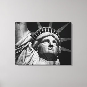Sepia Statue of Liberty NYC Canvas Print