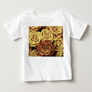 Sepia Tinted Roses Baby T-Shirt