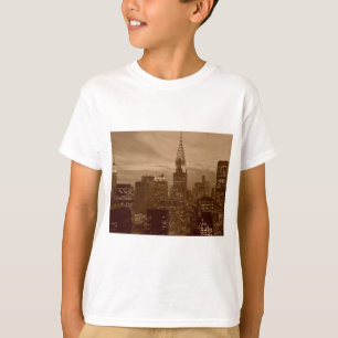 Sepia Tone New York City T-Shirt
