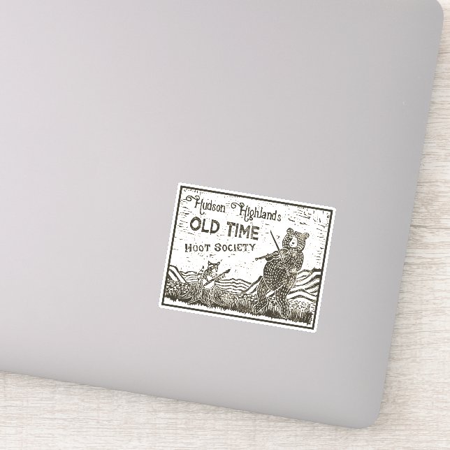 Sepia Toned Sticker (Detail)