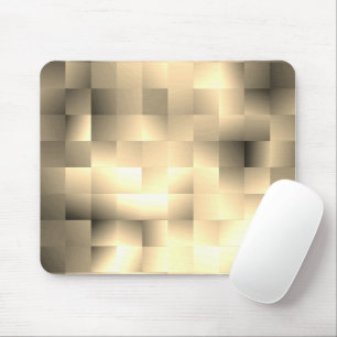 Sepia Tones in a Square Pattern Mouse Mat
