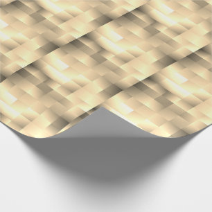 Sepia Tones in a Square Pattern Wrapping Paper