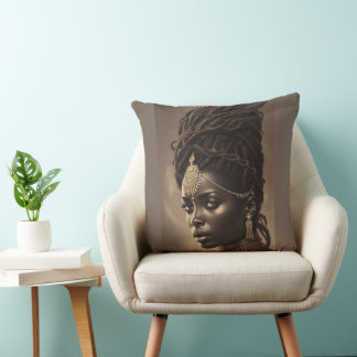 Sepia Tribe Cushion