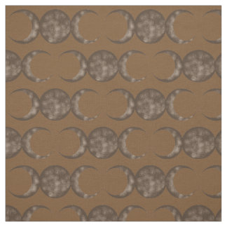 Sepia Triple Moon Choose Your Own Background Colou Fabric