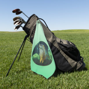 Sepia Up Close! - Oval Photographic Design Golf Towel