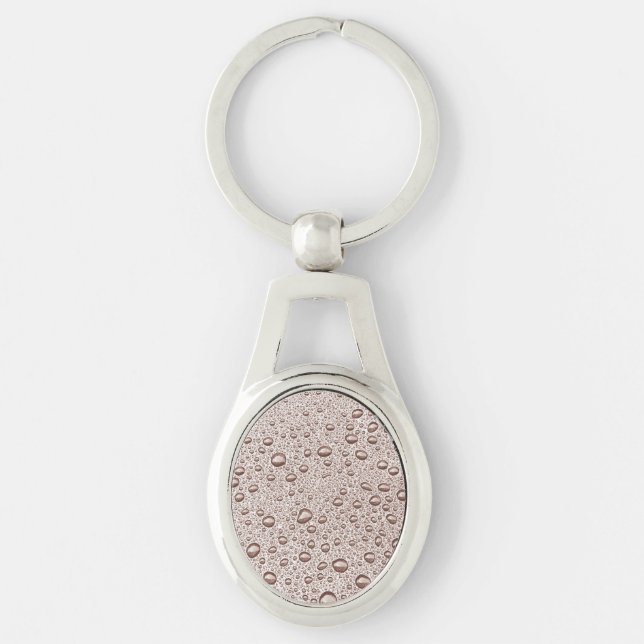 Sepia water droplets key ring (Front)