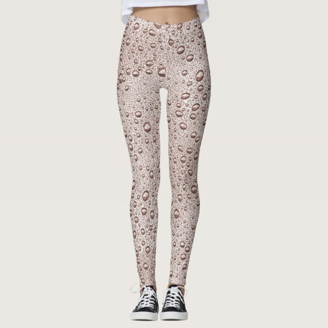 Sepia water droplets leggings (Front)