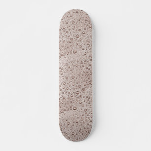 Sepia water droplets skateboard