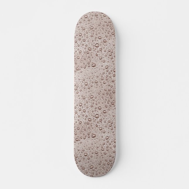 Sepia water droplets skateboard (Front)