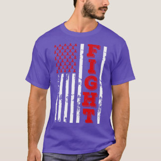 Sepsis Awareness Fight American Flag 4th Of July H T-Shirt