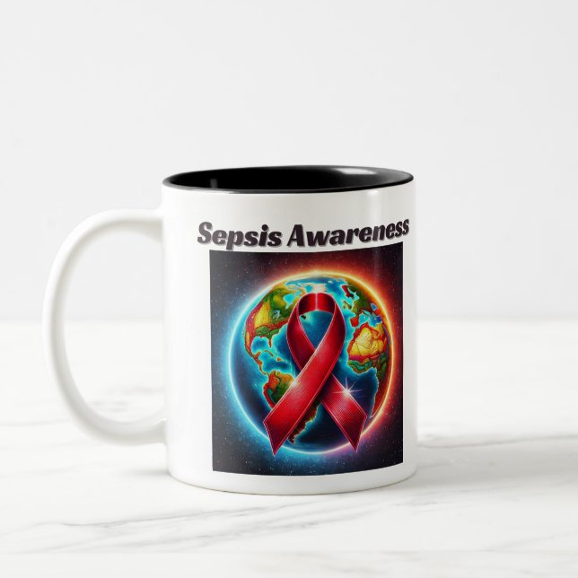 Sepsis Awareness Mug Cups (Left)