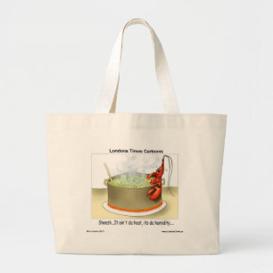 sept lobster humidity credits large tote bag