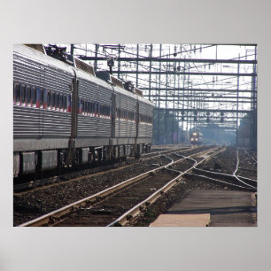 Septa Regional Rail Trains Late Day Meet Poster