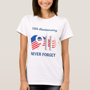 September 11 - 9/11 10th Anniversary Ladies Tshirt