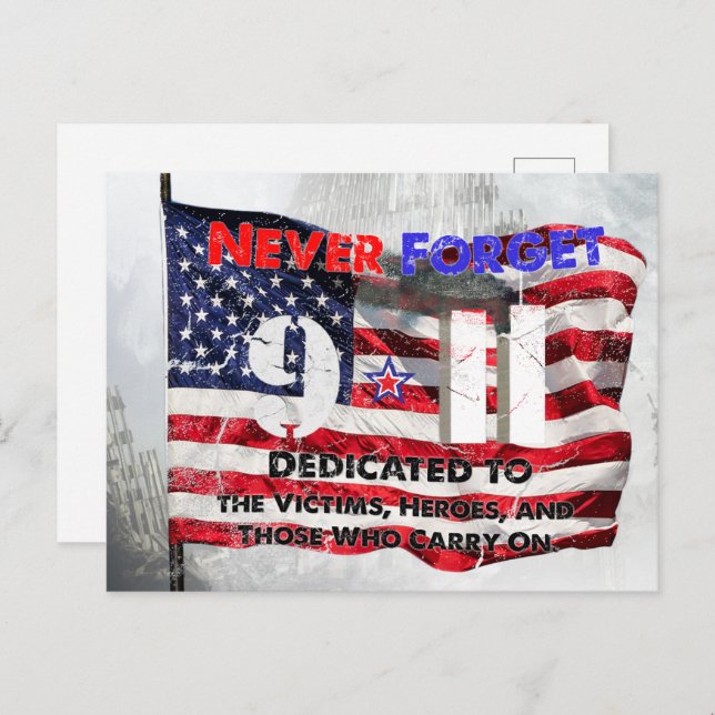 September 11 Anniversary Postcard (Front/Back)