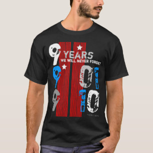 September 11 Memory In 9 Years Black T-Shirt