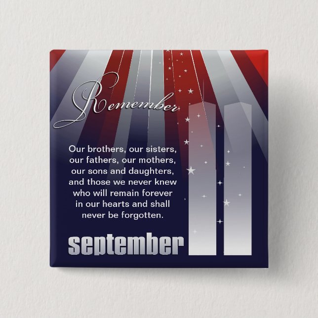 September 11 - Patriotic Remembrance Pin (Front)