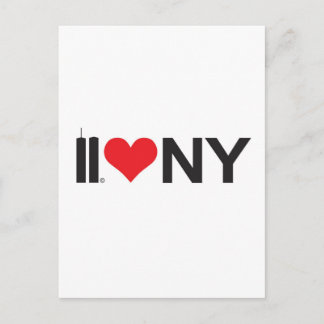 September 11 Twin Towers Love NY Postcard