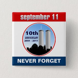 September 11th - 9/11 10th Anniversary WTC Pins