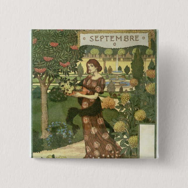 September 15 Cm Square Badge (Front)