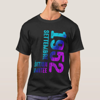 September 1952 Year 1952 Vintage 1952 Since 1952 R T-Shirt