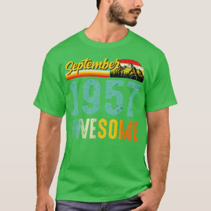 September 1957 Birthday Gift Shirt Vintage Septemb