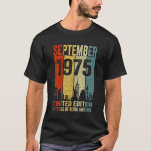 September 1975  48 Years Of Being Awesome T-Shirt