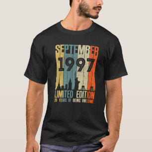 September 1997 26 Birthday 26 Year Old 1997 Birthd T-Shirt