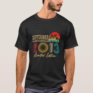 September 2013 8 Years Old Being Awesome 8Th Birth T-Shirt