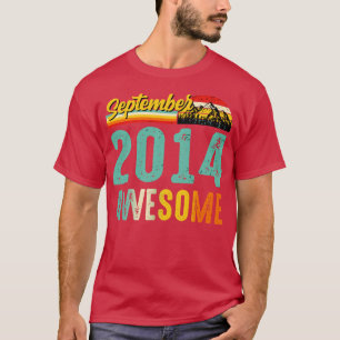 September 2014 Birthday Gift Shirt Vintage Septemb
